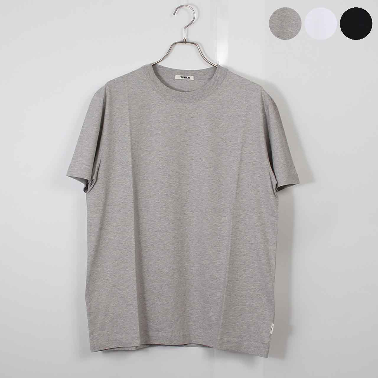 Rakuten - 【ポイント3倍】テクラ TEKLA 半袖Tシャツ SLEEPING SHORT SLEEVED T-SHIRT [半袖Tシャツ] レディース メンズ TSH-BLA / TSH-GM / TSH-WH
