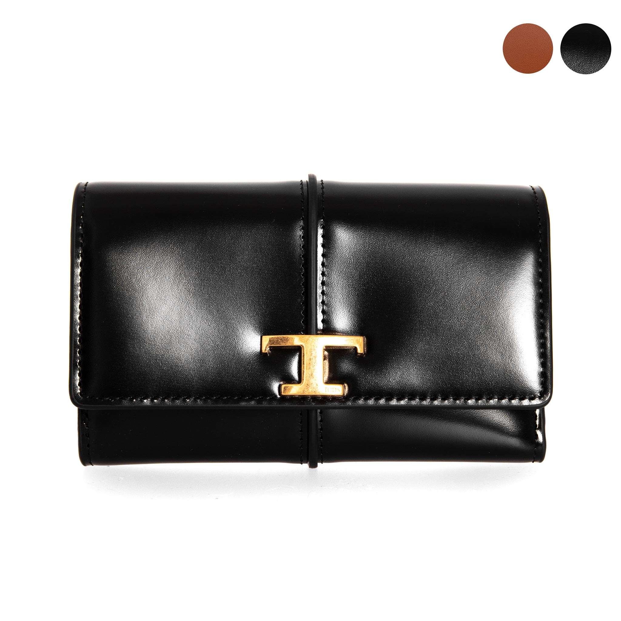 トッズ TOD'S 財布 レディース 三つ折り財布 T TIMELESS MEDIUM WALLET [T タイムレス] XAWTSKB3300 KET