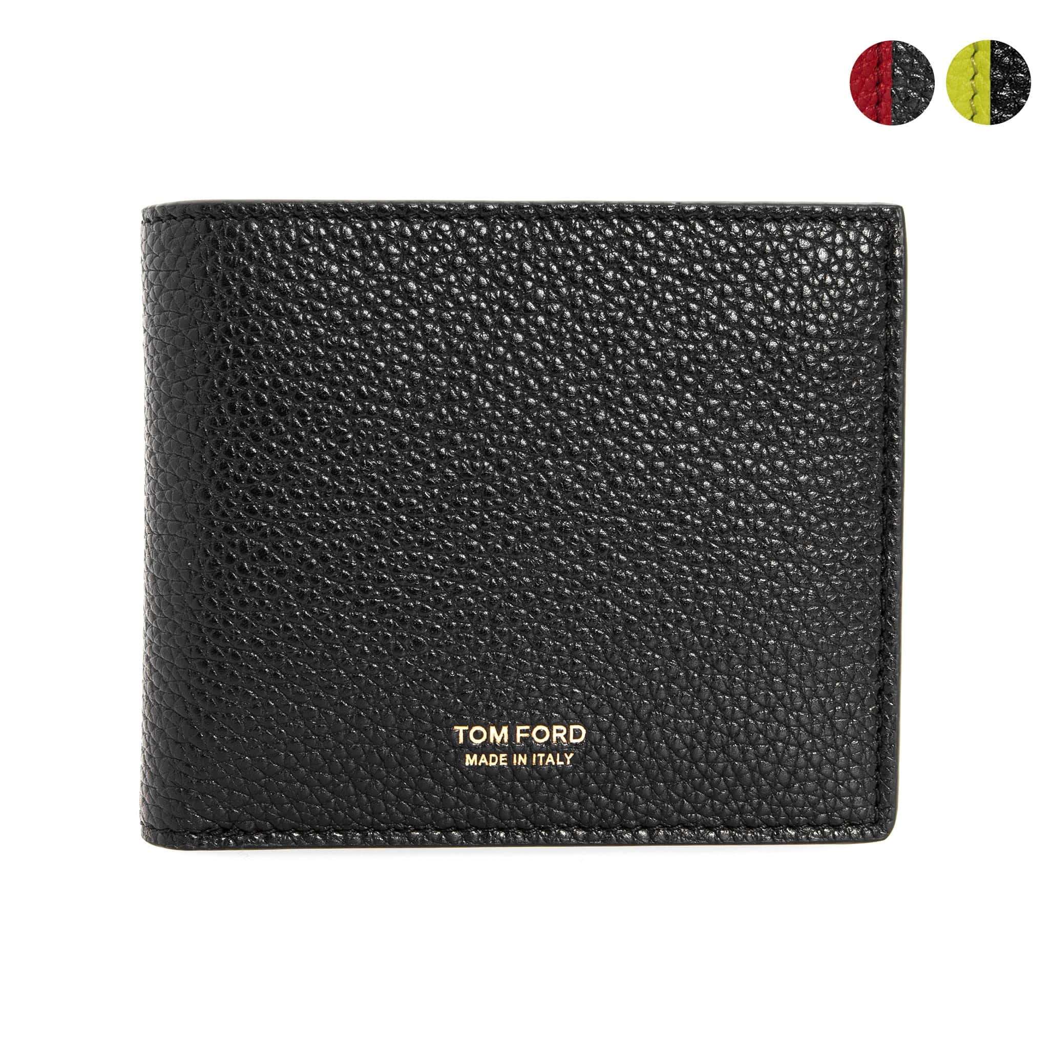 トムフォード TOM FORD 財布 メンズ 二つ折り財布 T LINE TWO TONE CLASSIC BIFOLD WALLET Y0228 LCL326G / LCL326S