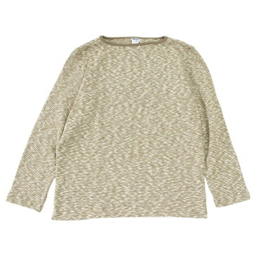 ティージーオーセンティッククラシック オリジナルミックスボーダーボートネックシャツ Tieasy Authentic Classic Original Mix Border Boatneck Shirt Natural/Moca