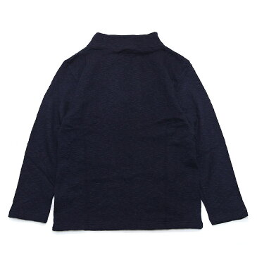 ティージーオーセンティッククラシック モックネックシャツ tieasy AUTHENTIC CLASSIC Mock Neck Shirt DK.NAVY