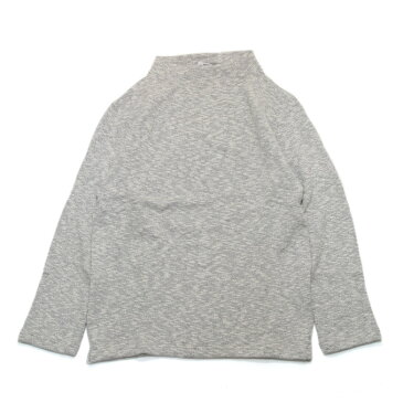 ティージーオーセンティッククラシック モックネックシャツ tieasy AUTHENTIC CLASSIC Mock Neck Shirt Mix.Gray