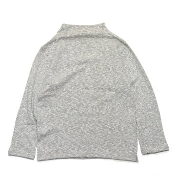 ティージーオーセンティッククラシック モックネックシャツ tieasy AUTHENTIC CLASSIC Mock Neck Shirt Mix.Gray