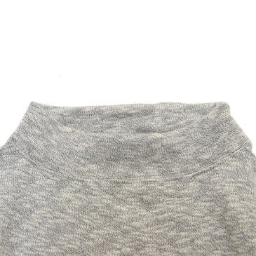 ティージーオーセンティッククラシック モックネックシャツ tieasy AUTHENTIC CLASSIC Mock Neck Shirt Mix.Gray