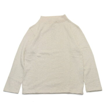 ティージーオーセンティッククラシック モックネックシャツ tieasy AUTHENTIC CLASSIC Mock Neck Shirt Natural