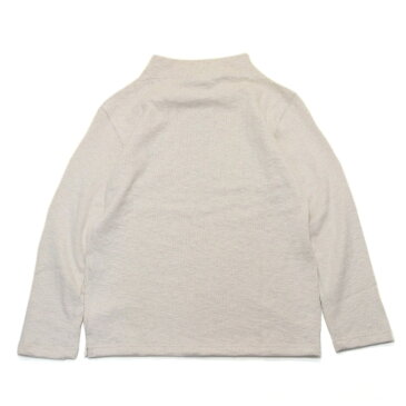 ティージーオーセンティッククラシック モックネックシャツ tieasy AUTHENTIC CLASSIC Mock Neck Shirt Natural