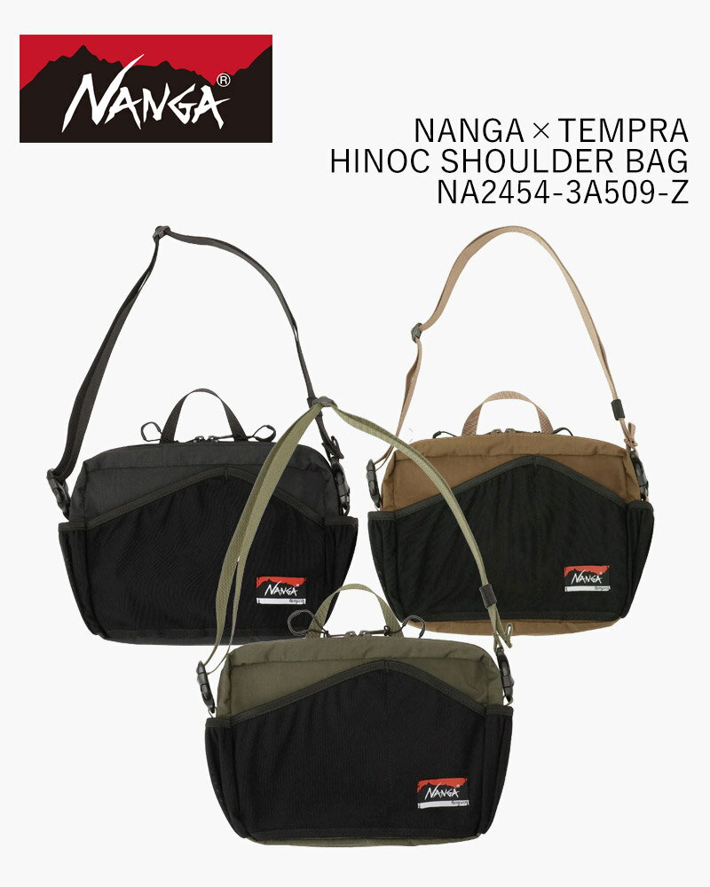 NANGA NANGA×TEMPRA HINOC SHOULDER BAG NA2454-3A509-Z / ナンガ ナンガ×テンプラ ヒノック ショルダーバッグ コンパクト バッグ