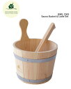 【23%OFF クーポン対象商品】グッドモーニングサウナ サウナバケツ&ラドル セット 木製 柄杓 桶 お風呂 GOOD MORNING SAUNA Sauna...