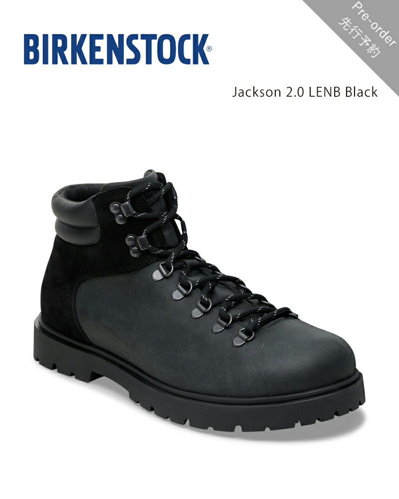 【予約商品】BIRKENSTOCK Jackson 2.0 LENB Black / ビルケンシュトック ジャクソン2.0