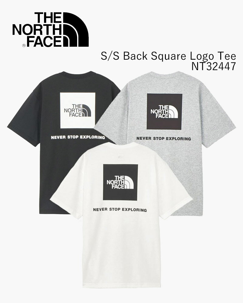 THE NORTH FACE S/S Back Square Logo Tee NT32447 ノースフェイス ショートスリーブバックスクエアーロゴティー（メンズ）