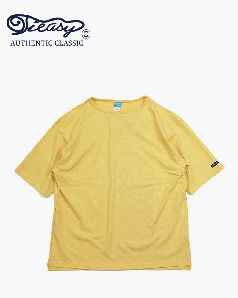 ティージーオーセンティッククラシック 日本製 メイドインジャパン トップス Tシャツ / Tieasy Authentic Classic te001SS-LGT-BG HDCS LIGHT BIG BOAT NECK T BANANA