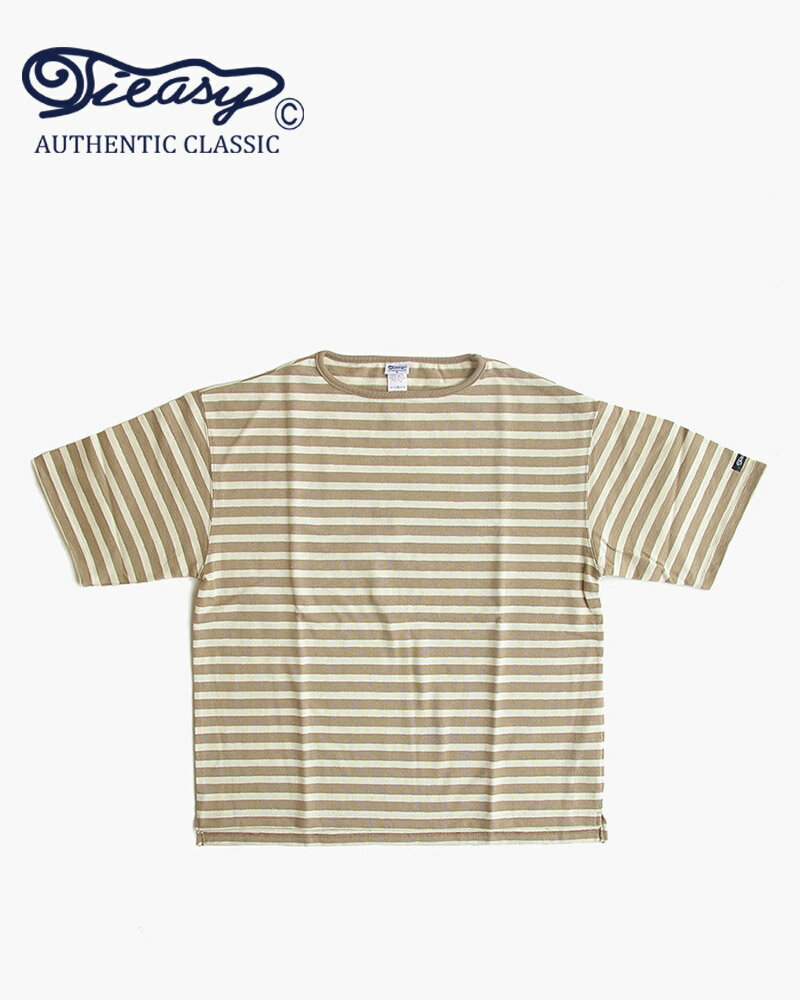 ティージーオーセンティッククラシック 日本製 メイドインジャパン トップス Tシャツ / Tieasy Authentic Classic te001SS-BDBG HDCS BIG BORDER BOATNECK T