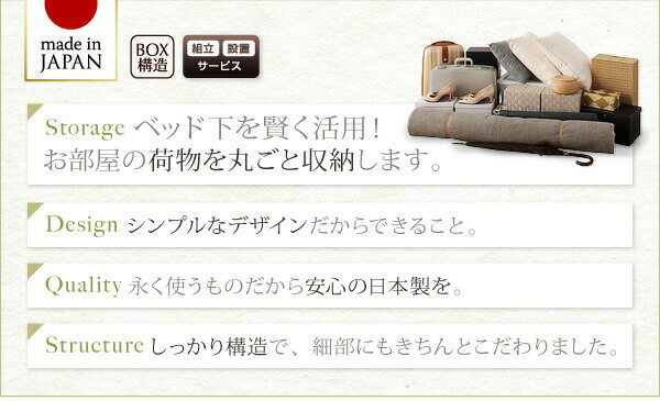 ベッド ダブルベッド ダブル ベット シングルベッド セミダブルベッド ダブルベッド ベッドフレーム マットレス付き 収納付き 収納 収納ベッド グレー 薄型プレミアムボンネルコイルマットレス付き ダブル 組立設置付 3