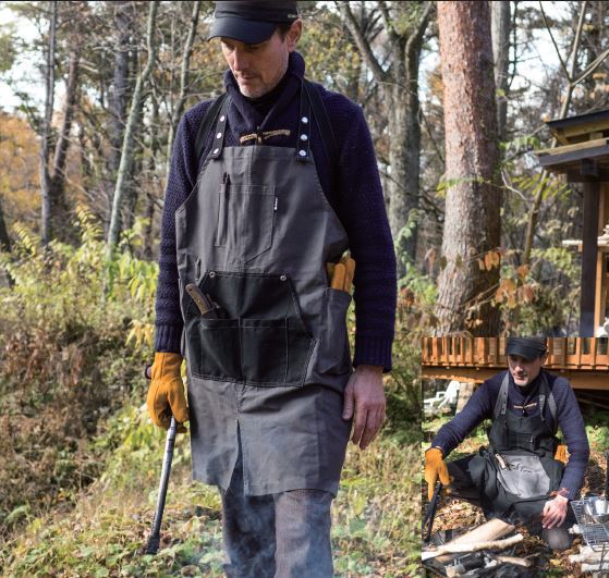 OW-B6976-GRY/BLKOnway 焚き火エプロン ブラック/グレー通販格安セール情報　楽天　通販