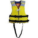 ヤマハ(YAMAHA) 子供/児童/幼児用 ライフジャケット 15kg~25kg未満 身長100cm~120cm (小型船舶用救命胴) TK-210C イエロー タイプA(桜マーク) Q1R-TQK-018-C01