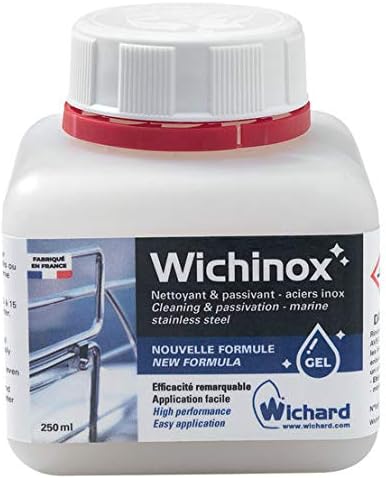 Wichard (ウィチャード)ステンレスクリーナー&コーティング (ステンレス不動態化処理剤)ジェルタイプ 容量250ml Wichinox (ウィッチノックス)322773 9605