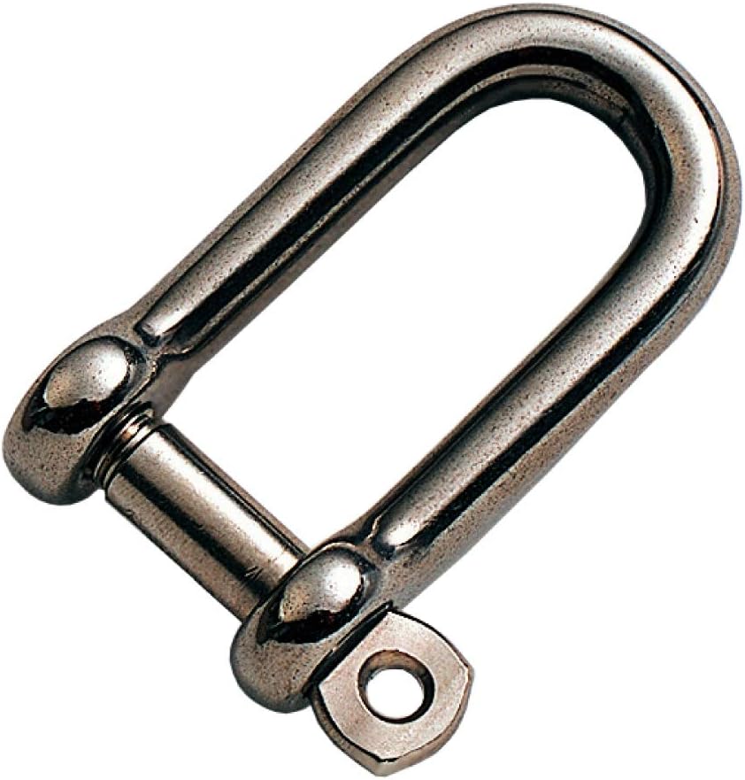 ■サイズ:ピン径6mm ■破断強度1400kg ■ステンレス,AISI316製 ■耐錆性 ■本体寸法:A=45mm,B=12mm ねじ込み式のロングシャックルです。ボルトの取り外しが簡単に出来ます。 マリン用に製造されている為、確かな強度と...