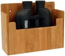 PLASTIMO (プラスチモ) 壁面取付け 双眼鏡ホルダー バンブー材(竹)L22×D7.5×H17.5 1997003C