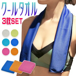 お得な3枚セット ひんやりタオル クールタオル 冷却タオル アイスタオル 冷感タオル タオル キャンプ アウトドア スポーツ 熱中症対策 夏物 ER-CLTL通販格安セール情報 楽天 通販