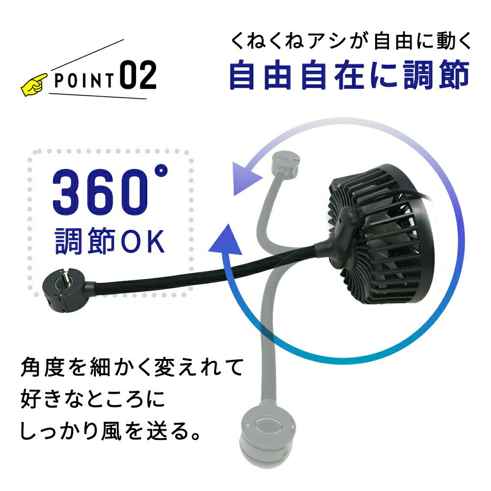 扇風機 車内用 車載扇風機 小型 USB 角度調節 クリップ式 おしゃれ スリム 後部座席 車載 車用品 快適 熱中症対策 せんぷうき 取付簡単 クリップ扇 夏対策 風量調節可能 真夏 汗 リアシート リア 後部座席 お出かけ サーキュレーター 車中泊 扇風機 涼しい