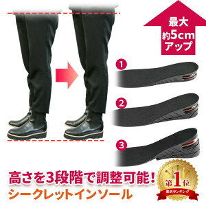 【mitas公式】シークレットインソール 22.5cm～27.0cm レディース メンズ 最大5cm 三段階調整 男性 女性 シークレット 調整可能 かかと ブーツ スニーカー 美脚効果 脚長 おしゃれ 上げ底 あげ底 中敷き エアーインソール 冬靴 冬物 冬