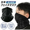 ネックウォーマー フェイスマスク 2way マスク 防寒 防風 通気性 男女兼用 フェイスウォーマー レディース メンズ 保温 通気性抜群 メッシュ フィット シームレス アウトドア サイクリング シンプル ブラック ネック TN-LYW01