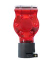 ソーラー工事灯 10個セット 赤 保安灯 ソーラー式 LED工事灯 LED保安灯