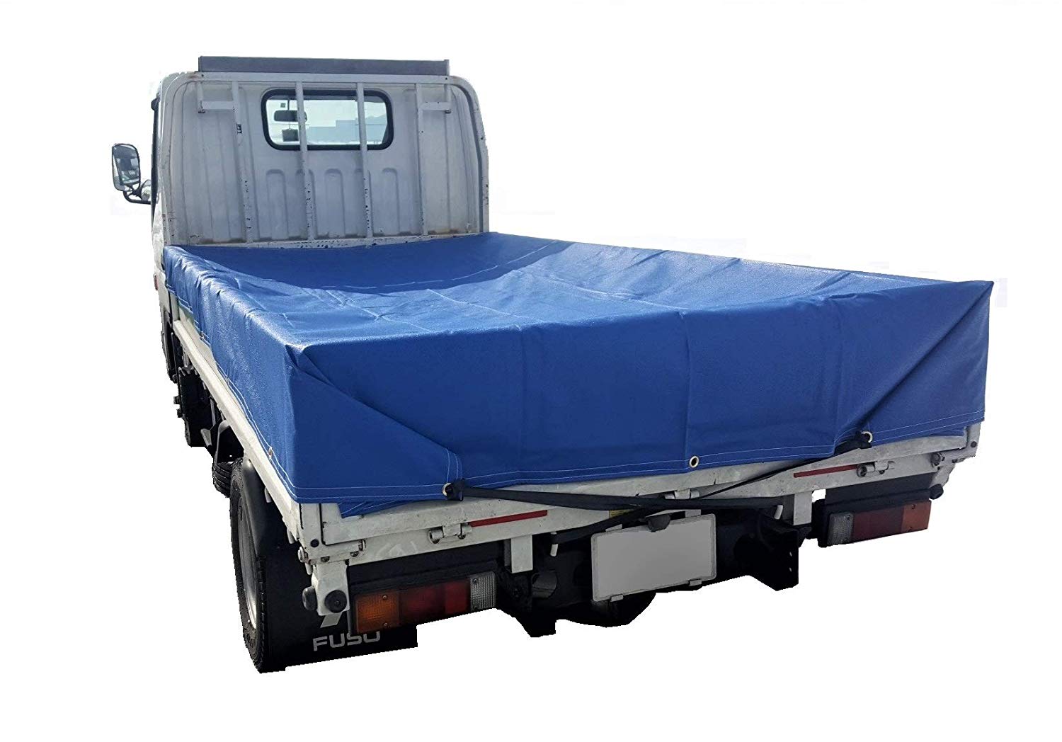 トラックシート 2.3m×3.5m ブルー 2tトラック 厚手 荷台カバー エステル帆布