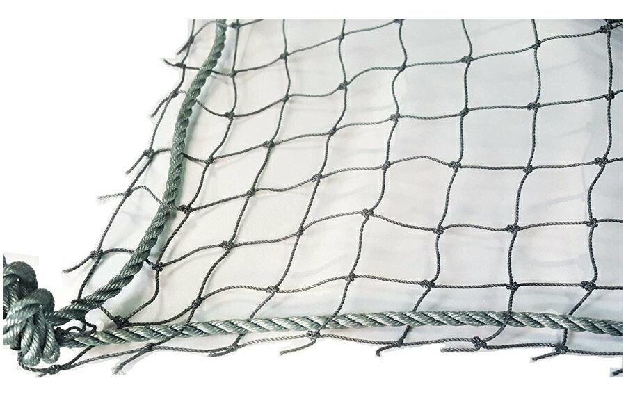 鳥よけネット 2m×5m ベランダ用防鳥ネット ハトヨケネット グレー カラスよけネット　鳥よけグッズ カ..