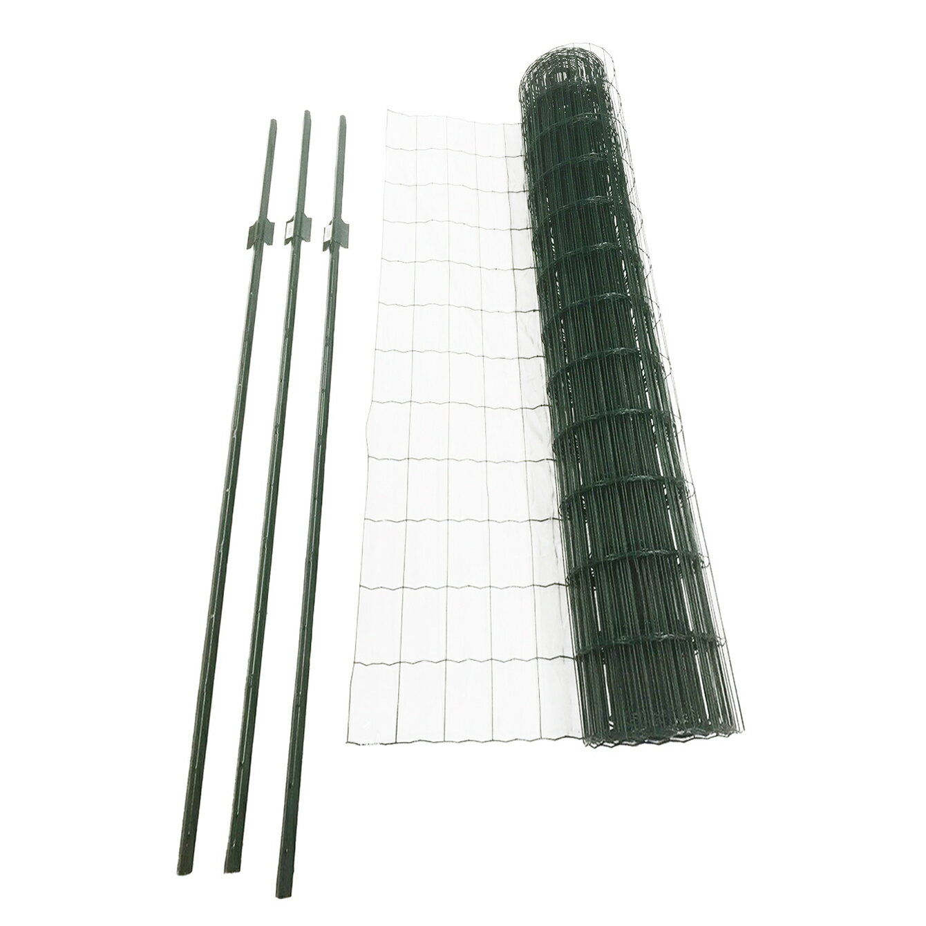 アニマルガードフェンス 2.0m×20m 法人様限定商品 支柱高さ2.4m 11本セット 現場用柵 小動物侵入防止柵..