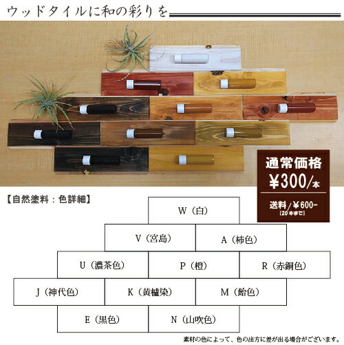 ウッドタイル DIY用自然塗料 20ml（約0.8〜1平米塗布用）