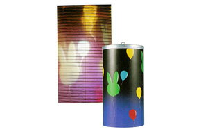 置き提灯 みやび　回転　13号（1個入）＜ふうせん柄＞