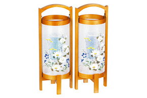 置き提灯6626 みやび 回転 6号（対入）