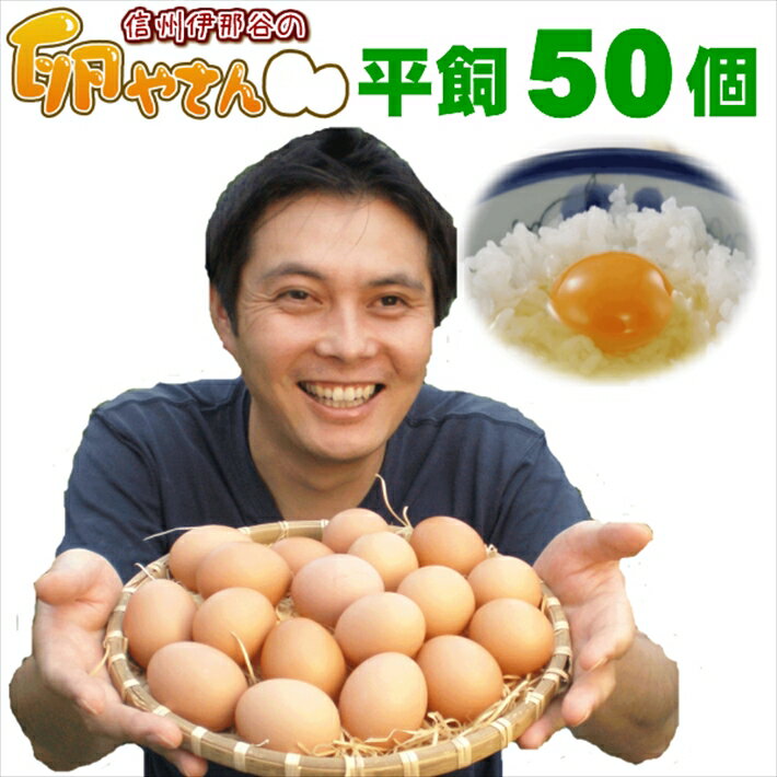 平飼い卵50個