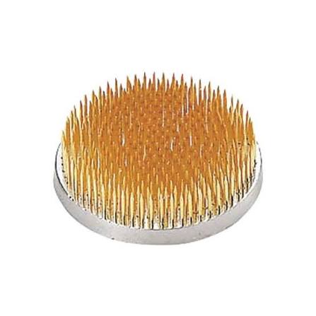 商品情報重量（g）太針大々丸：630新特大丸　：686特々大丸　：928極大丸　　：1650新極大丸　：2200サイズ（mm）太針大々丸：Φ90×H25新特大丸　：Φ98×H25特々大丸　：Φ106×H26極大丸　　：Φ128×H29新極大丸　：Φ153×H29針サイズ（mm）太針大々丸：Φ1.6新特大丸　：Φ1.6特々大丸　：Φ1.6極大丸　　：Φ2.0新極大丸　：Φ2.0針の本数太針大々丸：395新特大丸　：331特々大丸　：331極大丸　　：467新極大丸　：601