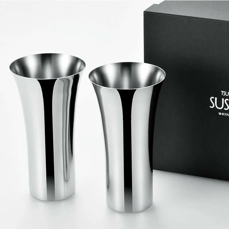SUSCUP サスビアカップ 380ml 2客セット 貼箱入 日本製 燕三条