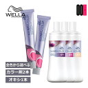 【OOH】ウエラ イルミナカラー 80g 2点 + オキシ 1000ml 1点 選べる セット| カラー剤 イルミナ カラー トーン選択 ディベロッパー