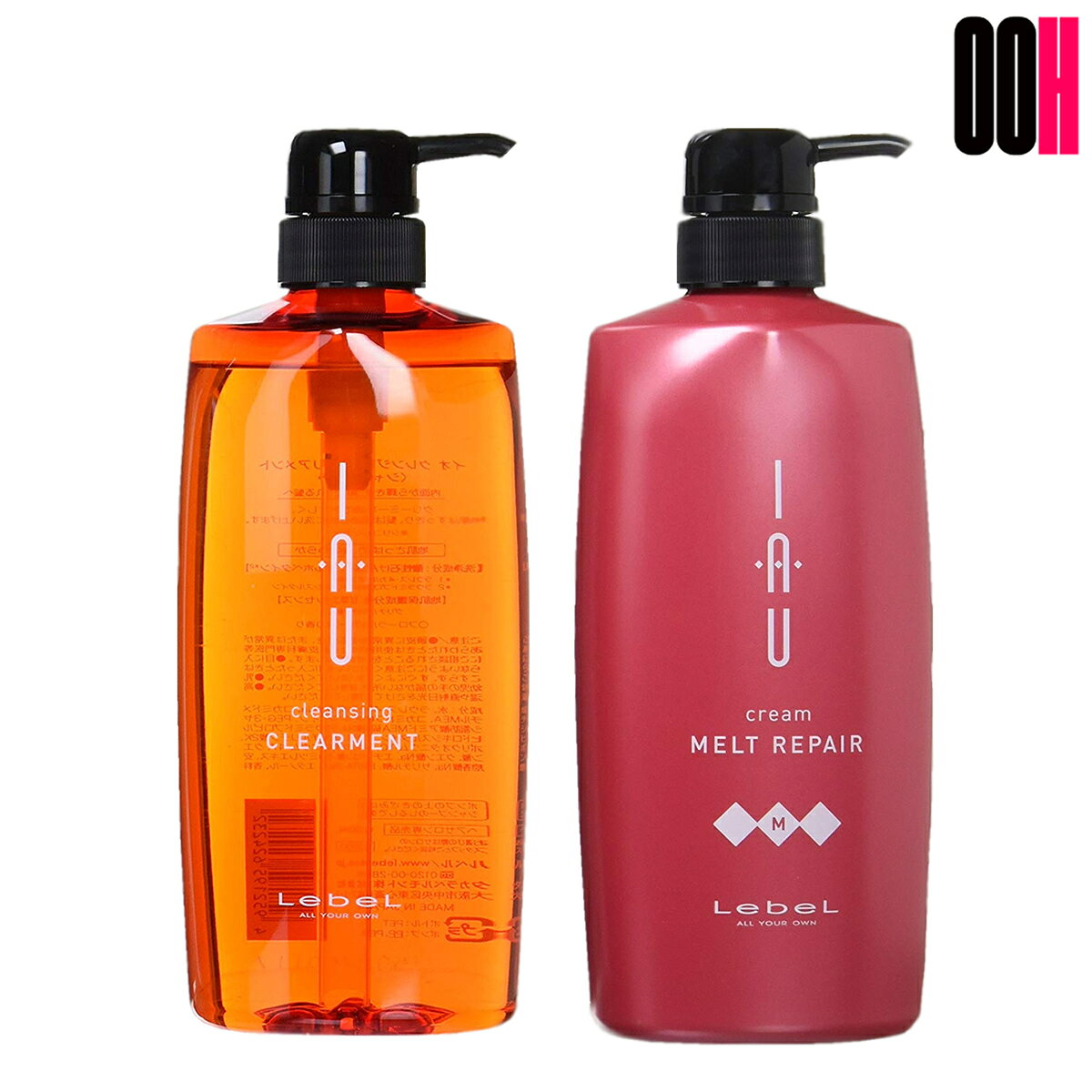 樂天商城 - 【最大ポイント10倍※要エントリー 3月4日20:00〜3月11日01:59まで】ルベル イオ クレンジング クリアメント シャンプー 600ml ＆ クリーム メルトリペア ヘアトリートメント 600ml ポンプ セット LebeL