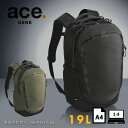 エースジーン ACEGENE ビジネスリュック A4 14inch PC対応 ラグマスター2 メンズ 17761 ace. A4ファイル 19L 出張 通勤