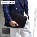 ミラショーン mila schon レザー セカンドバッグ 25cm 日本製 クレスタ 193221/月間優良ショップ 冠婚葬祭 結婚式 フォーマル 本革 牛革...