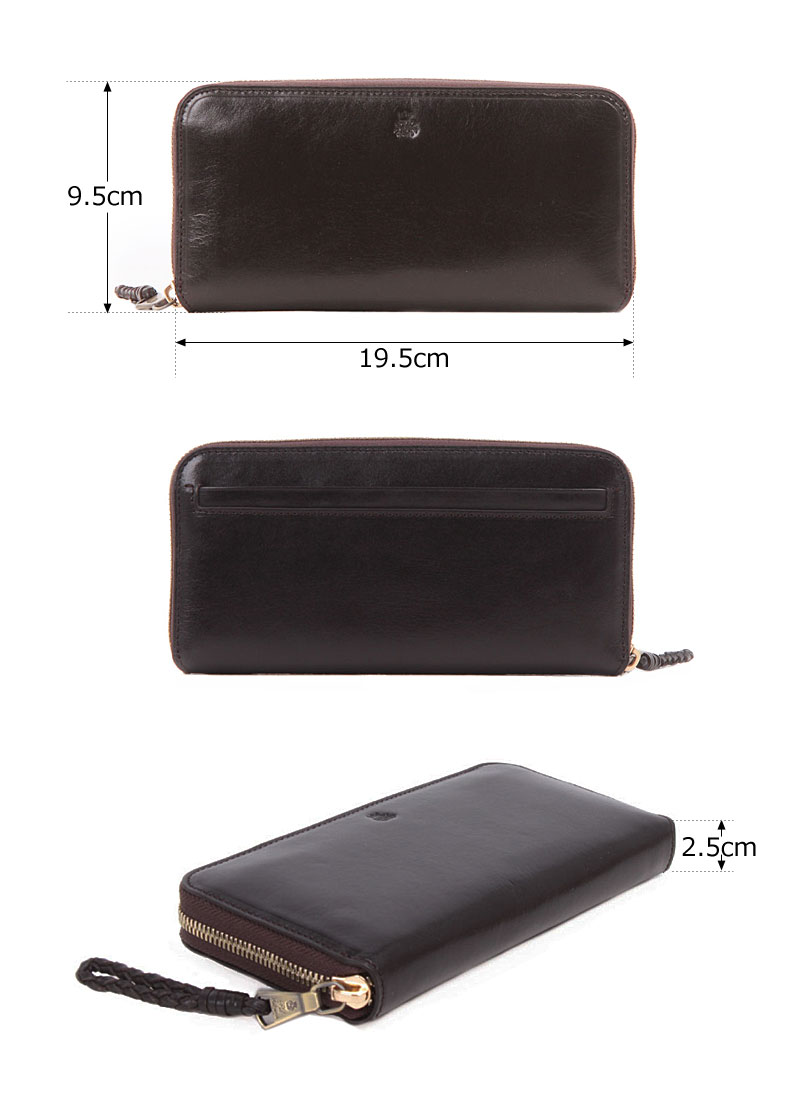 【閉店セール/半額以下】PID ピーアイディー ラウンドファスナー長財布 ecrire エクリール PAZ1505 長財布 ロングウォレット ファスナー小銭入れ 撥水レザー 撥水加工 ウォータープルーフ 防水革 牛革 カーフ ギフト プレゼント/返品交換不可【メール便配送商品】 ookawabag-10012358 おおかわカバン店 サンプル画像2