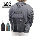 ポイント10倍 リー Lee 3WAY ボディバッグ リュックサック シンボル symbole 320-3262/月間優良ショップ 斜め掛け ボデイバッグ デニム かっこいい カジュアル メンズバッグ ブラック ネイビー ブルー シンプル 機能性 普段使い 撥水加工