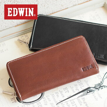 エドウィン EDWIN ラウンドファスナー長財布 財布 0510428【メール便配送商品】