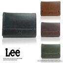 リー Lee クロスステッチデザイン L字ファスナー二つ折り財布 0520694【メール便配送商品】本革 メンズ レディース ブランド シンプル おしゃれ/月間...