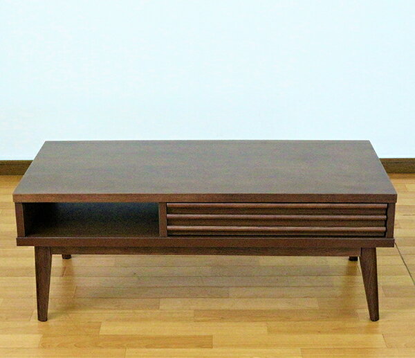センターテーブル 北欧 ローテーブル リビングテーブル 幅100cm 2色対応 ナチュラル ブラウン 木製 シンプルデザイン ワンルーム 一人暮らし 新生活 1K