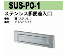 ドア用ステン郵便差入口 SUS-PO-1　【ドア用ポスト口】