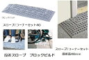 段差解消スロープ ブロックビルド スロープ/コーナーセット40