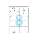 ヒサゴ ELM005 エコノミーラベル A4/8面 100シート