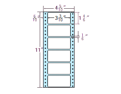 MM4KS OAラベル 6面 1000折 【送料無料】(3)