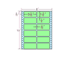 MT8CG グリーン 12面 500折 【送料無料】